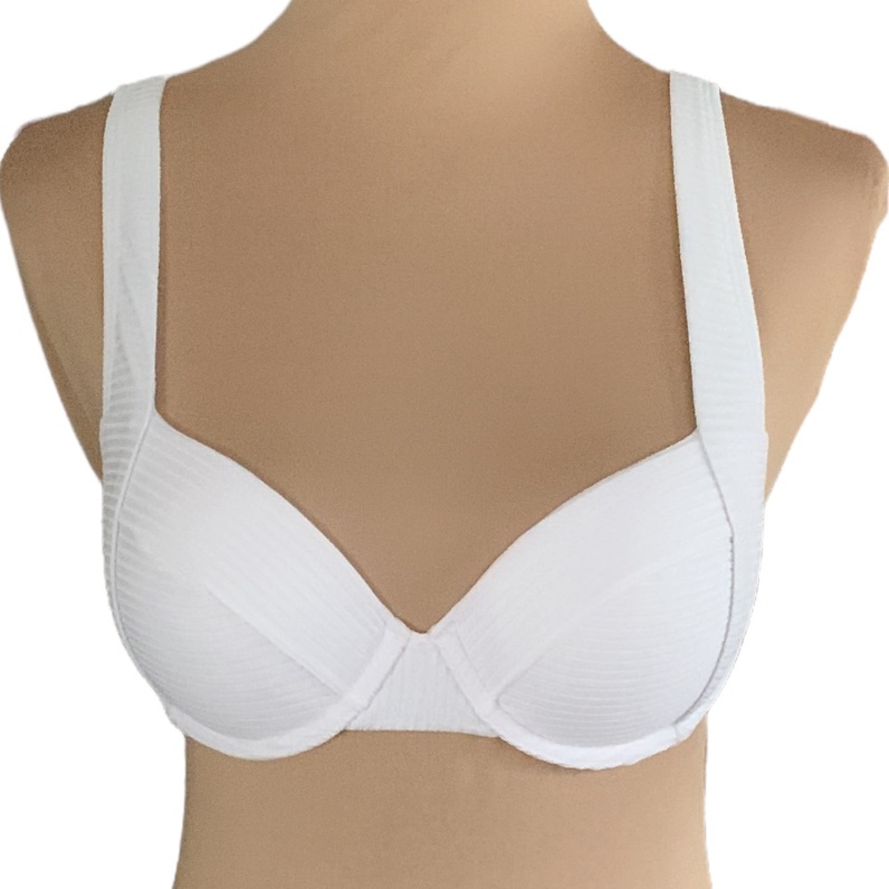 White push up bikini tops Size S